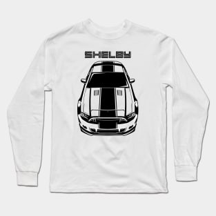 Ford Mustang Shelby GT500 Super Snake 2013-2014 - Black Stripe Long Sleeve T-Shirt